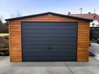 Garaż blaszany drewnopodobny garaze na wymiar 4x6m (montaż za free)