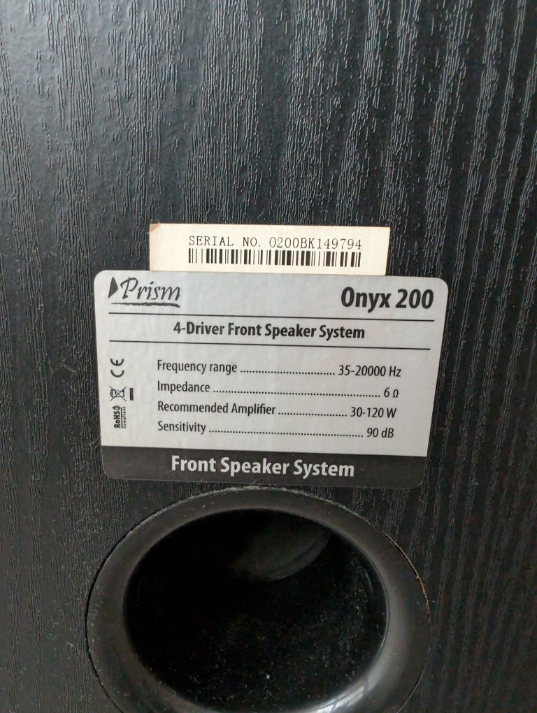 Kino domowe Yamaha + głośniki Onyx 200