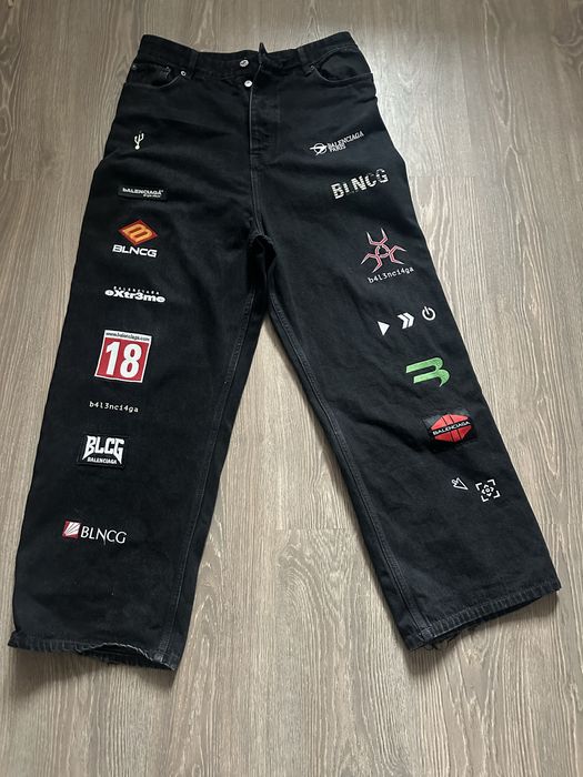 Balenciaga baggy jeans 2017,баленса