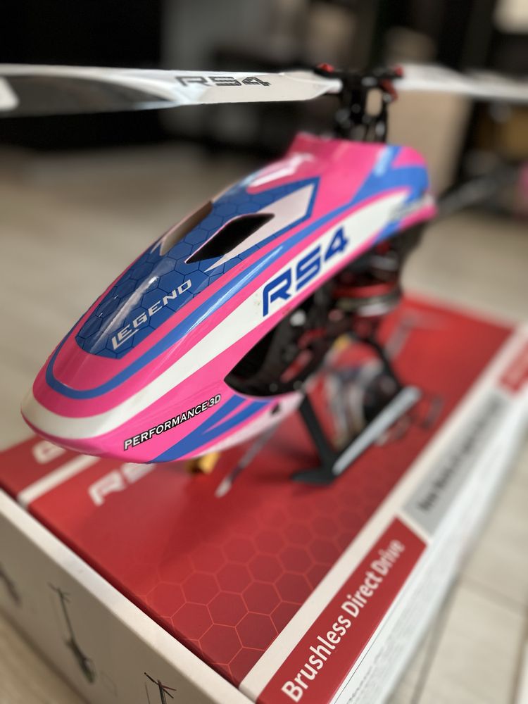 Helikopter RC Goosky RS4 Venom + Dodatki/ 4 Baterie / Bez przygód