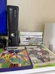 Xbox 360 + 12 Jogos Originais + 2 Comandos