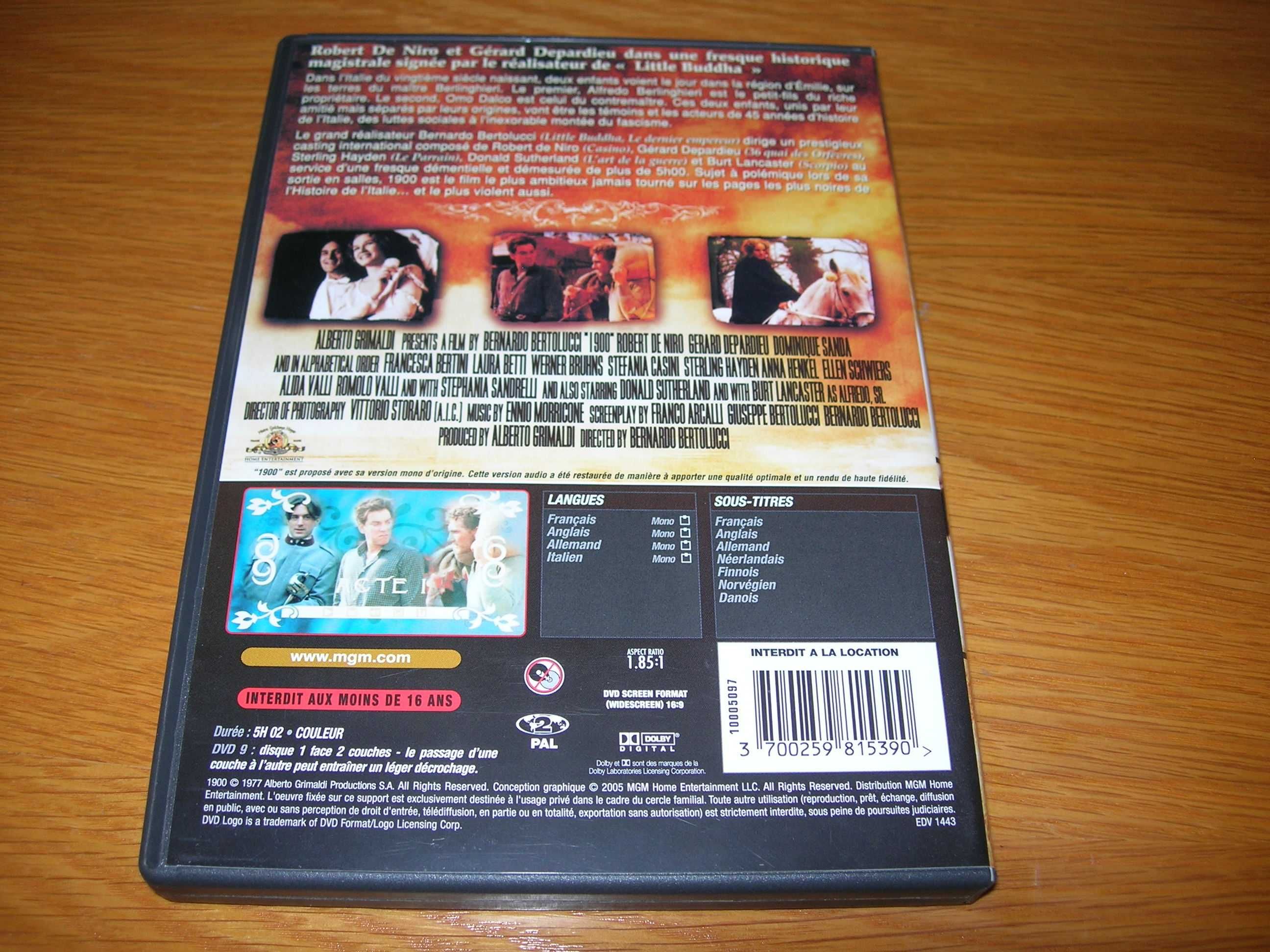 2xDVD 1900 (Novocento) Reż. Bernardo Bertolucci