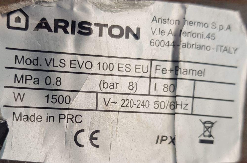 Peças termoacumulador