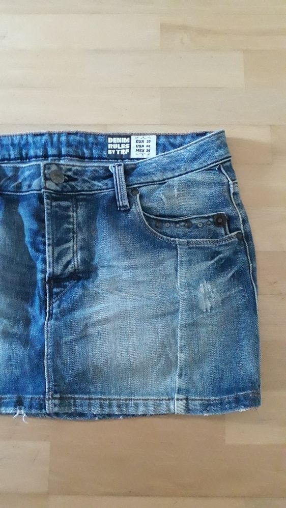 Zara Spódniczka jeansowa mini roz.38