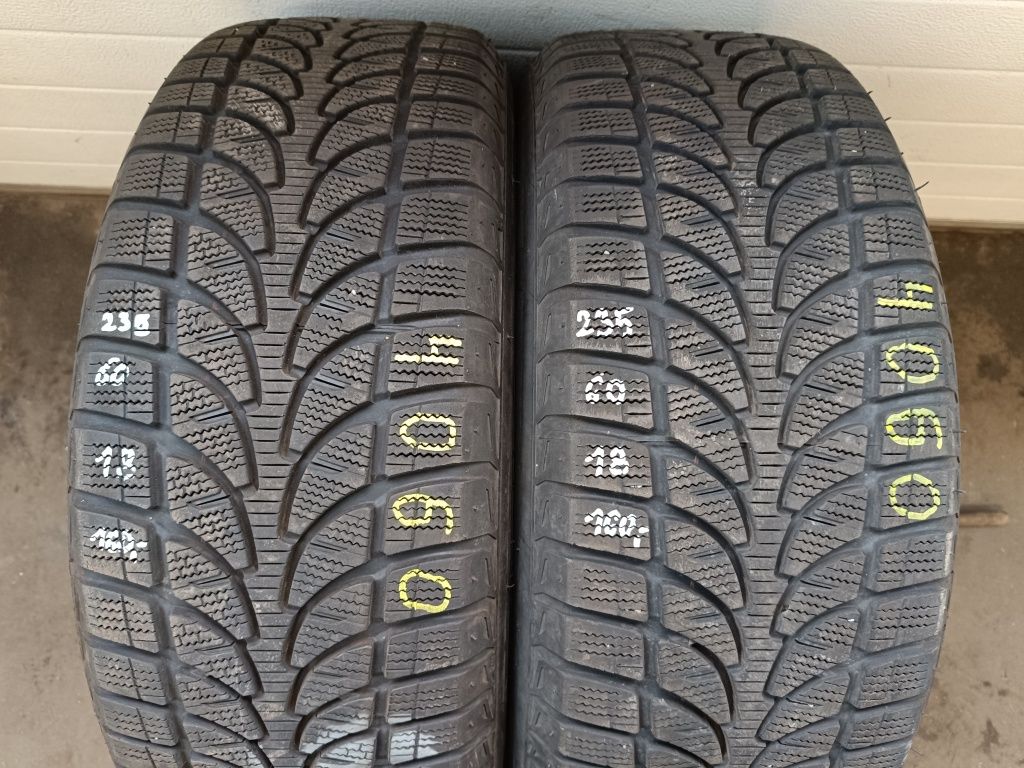 2x zimowe Bridgestone 235/60/18 103H 7mm!