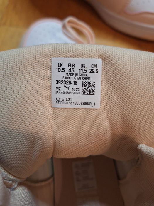Buty wysokie sneakersy Puma rebounded v6 białe nowe 45
