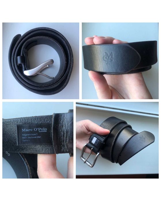 Кожаный мужской ремень Marc O'Polo