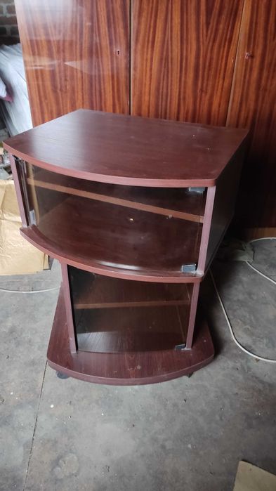 Stolik pod TV, Video, DVD, Retro, 2 członowy. B Dobry!