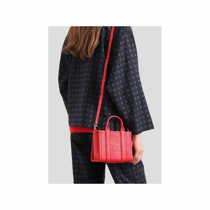 Сумка Marc Jacobs Leather Mini Tote Bag Red