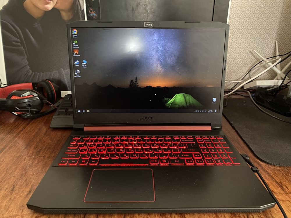 Acer nitro 5 / AN515-54 / GTX 1660TI / I7-8750H / 16gb ddr 4 /