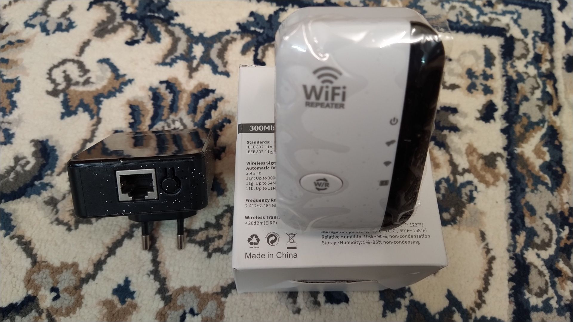 Extensor WiFi, WiFi repeater, com WPS e entrada de LAN, - novo