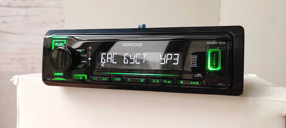 Kenwood KMM-GY с Bluetooth MOSFET 4x50 магнитола - оригинал!