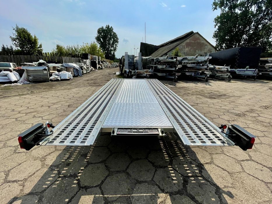 Przyczepa uchylna laweta LORRIES 3000kg LED PLI30 4,5 ALU mocna