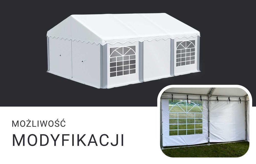 6x10x2m Namiot imprezowy ogrodowy pawilon zielony sezonowe IPE S