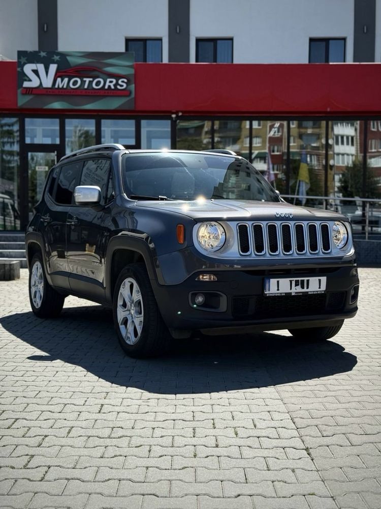 Jeep Renegade 2018.Макс. Компл. Безпека ціла. Мін. Пошкодженя.