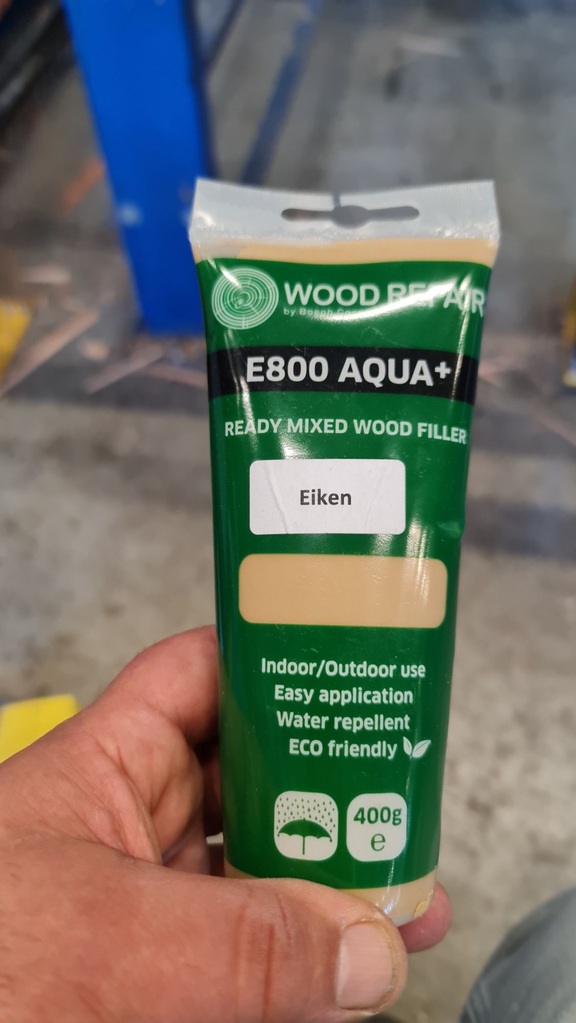 E800 aqua+paste/ Pasta reparadora e de enchimento para madeira