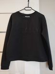 Klasyczna prosta czarna bluza XL
