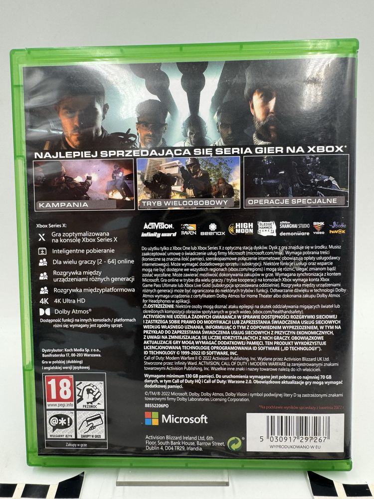 Call Of Duty Modern Warfare 2 Xbox One Series Gwarancja