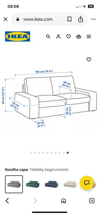Sofa Ikea Kivik