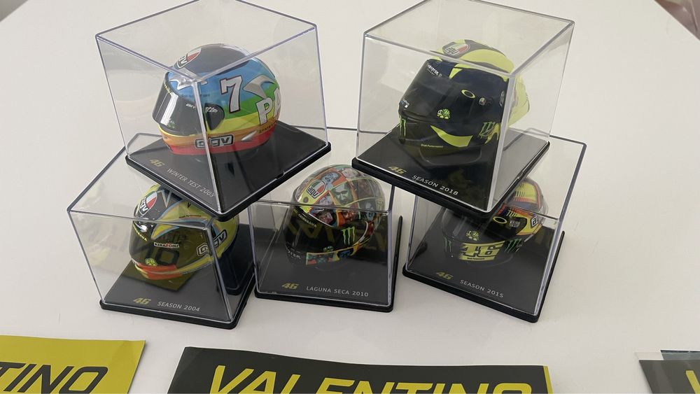 5 Capacetes Valentino Rossi