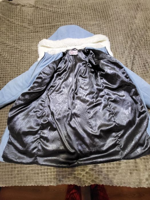 Куртка зимня замшева