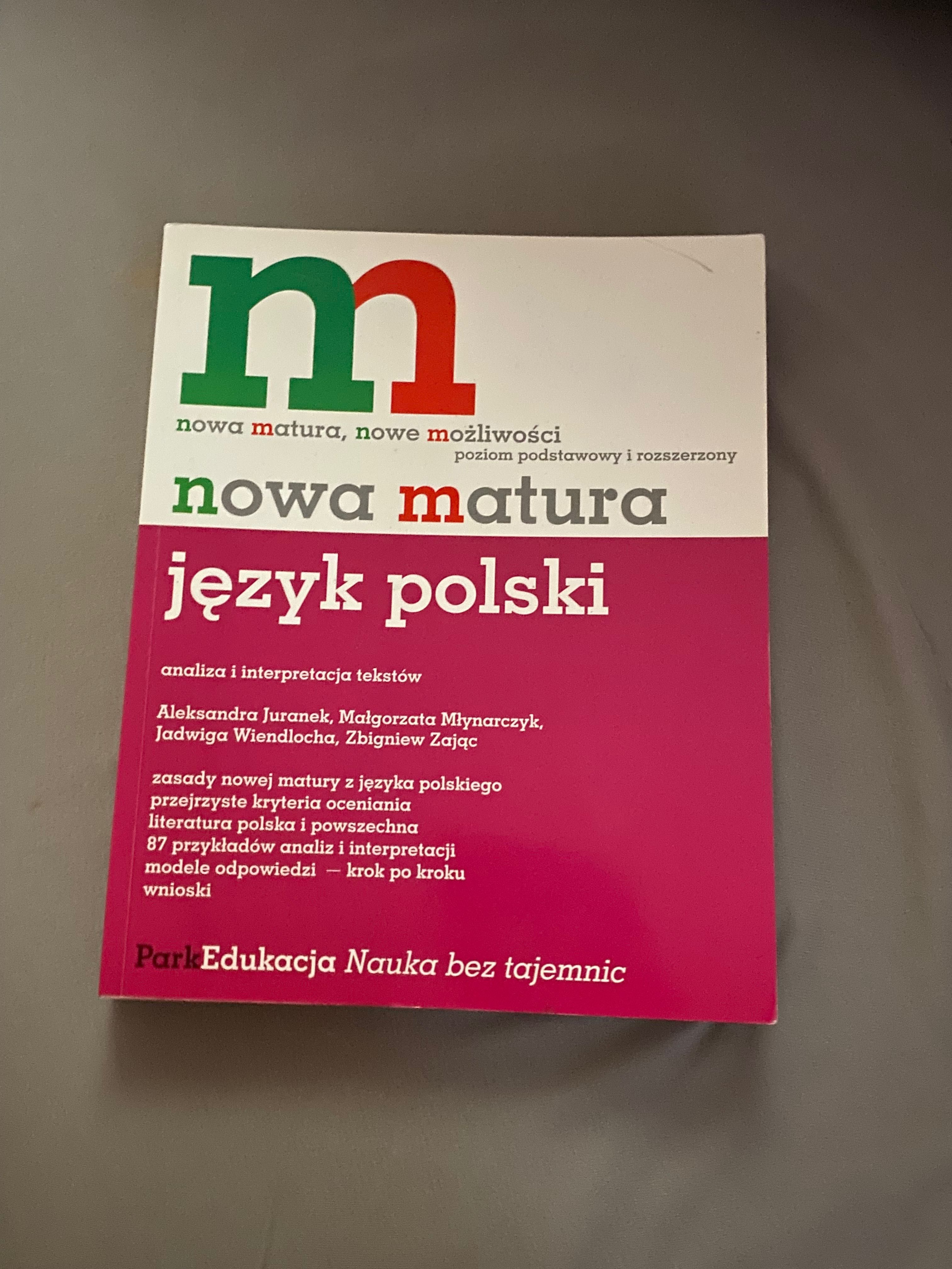 Matura język polski analiza tekstów