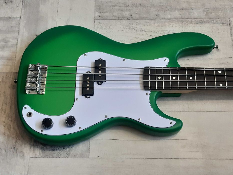 Gitara Basowa Precision Bass-Green Burst Bass 4-wysyłka Gratis-zamiana