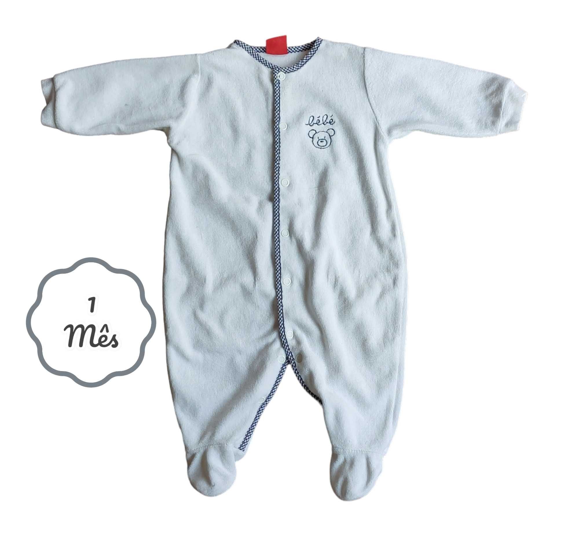 Babygrow Branco TEX 1 mês