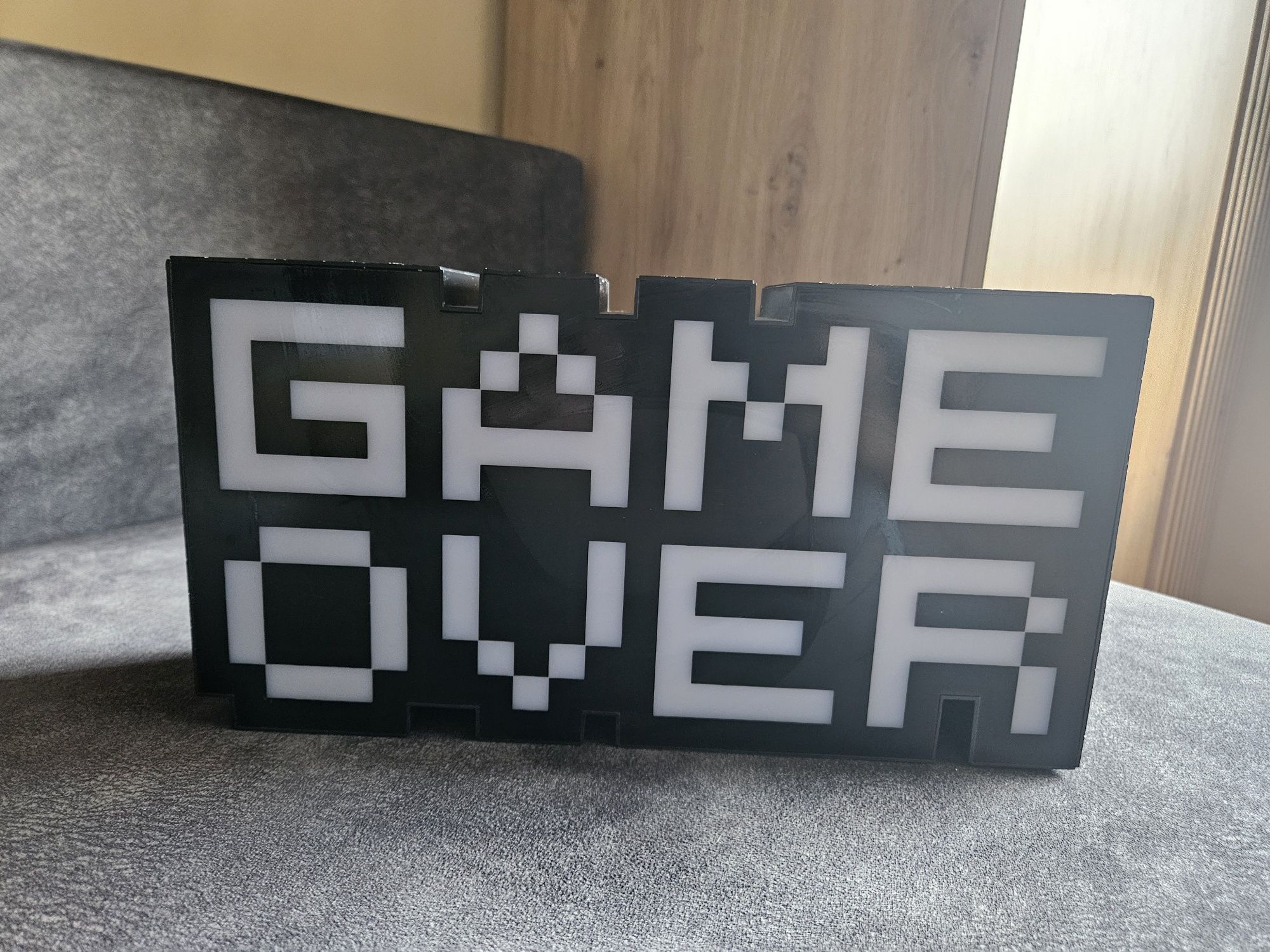 LAMPKA Game Over 8-Bit Pixel Light