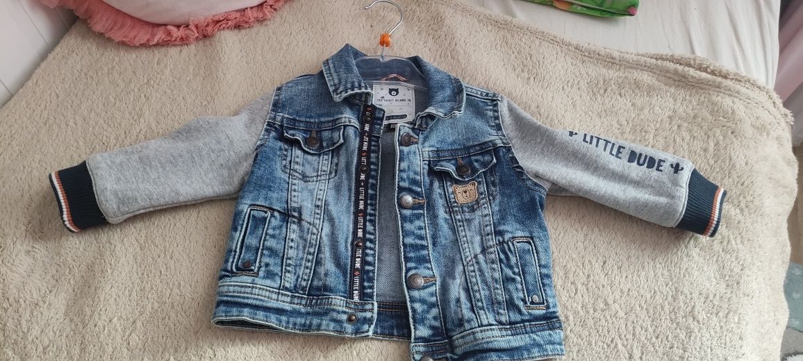 Bluza jeansowa C&A 80 chłopięca stan idealny