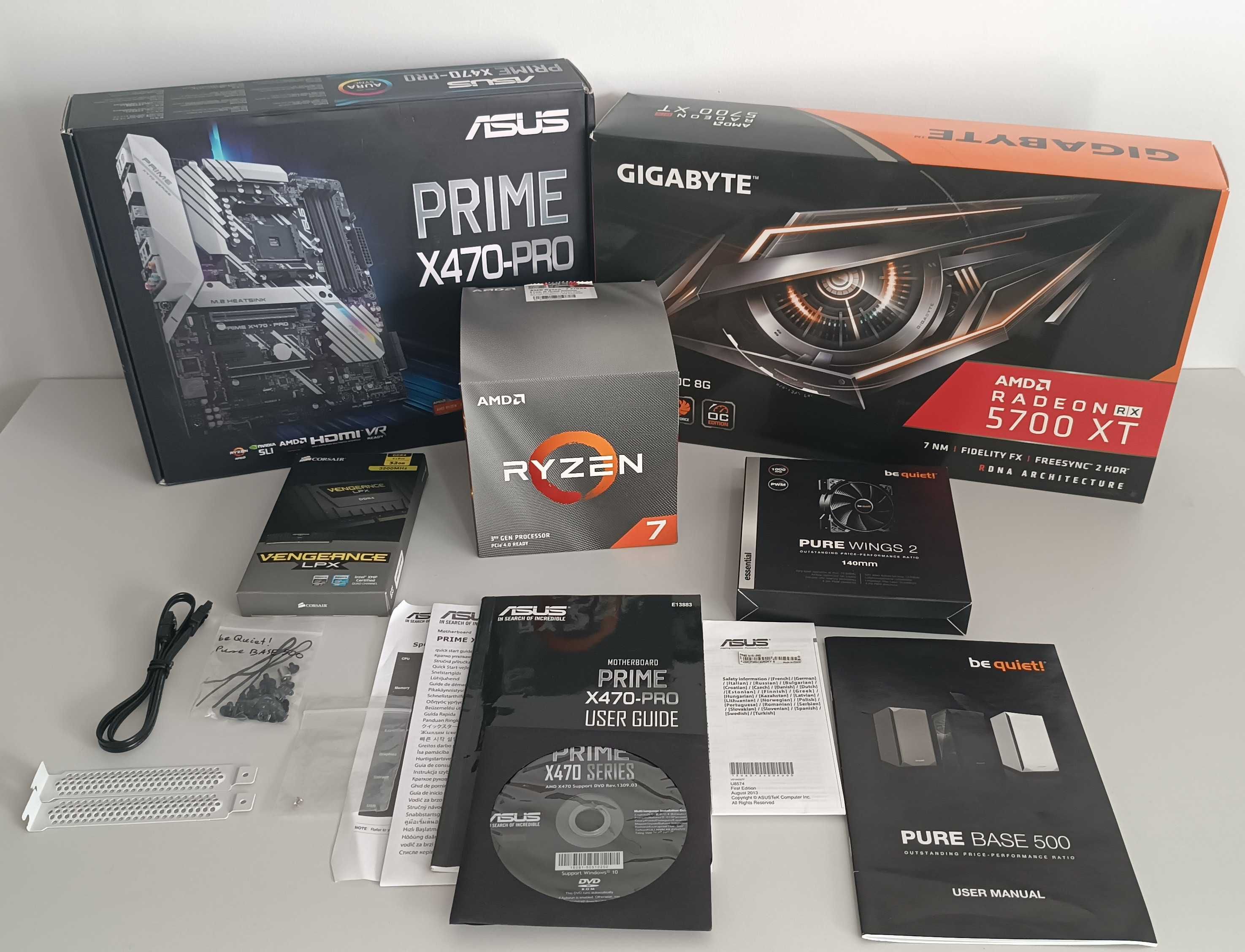 Komputer do gier - Ryzen 7 3700X / RX 5700 XT / 32GB RAM / Wyciszany