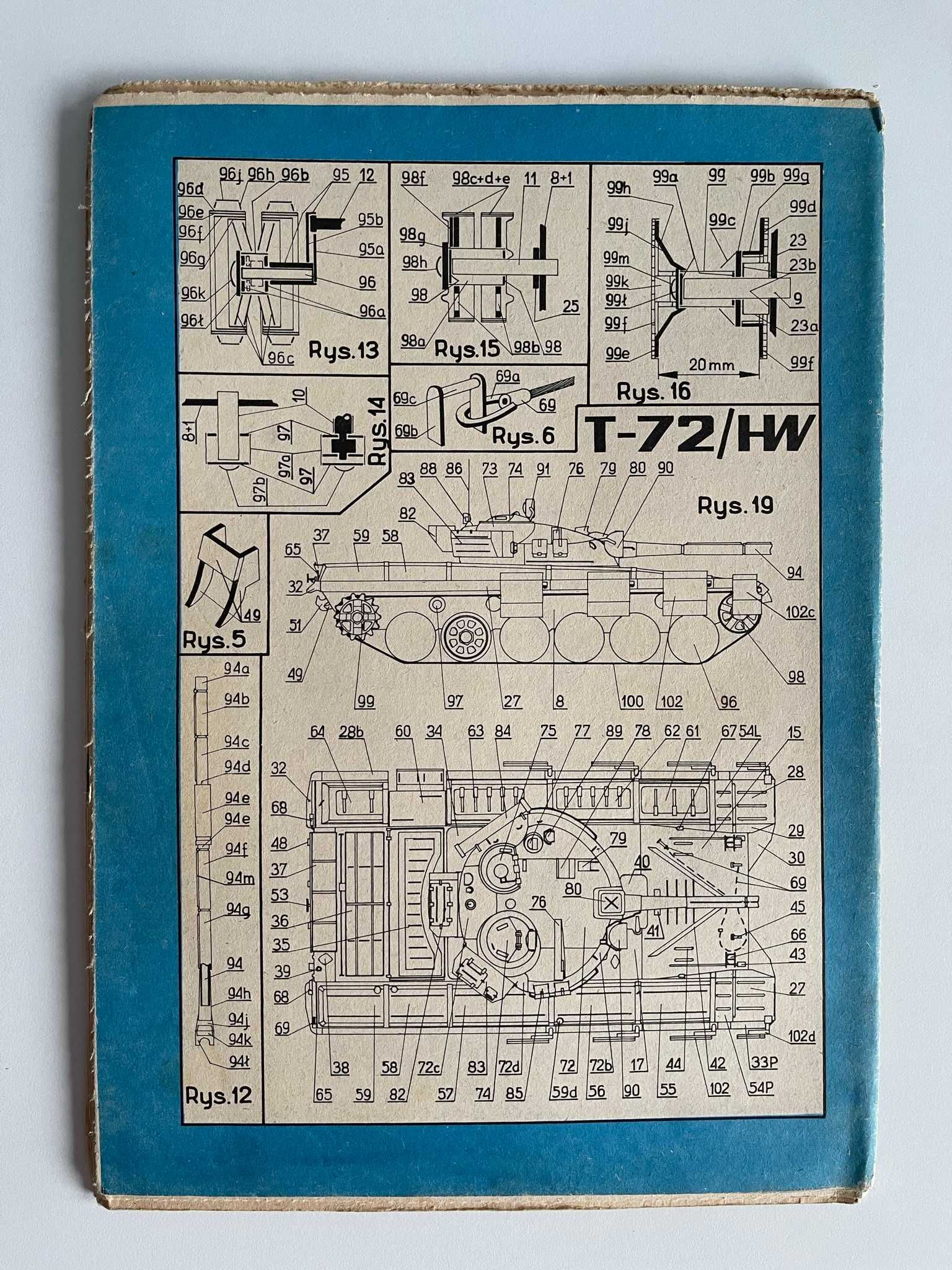 mały Modelarz 1985 nr 11-12 - czołg średni T-72 - 11-12/85