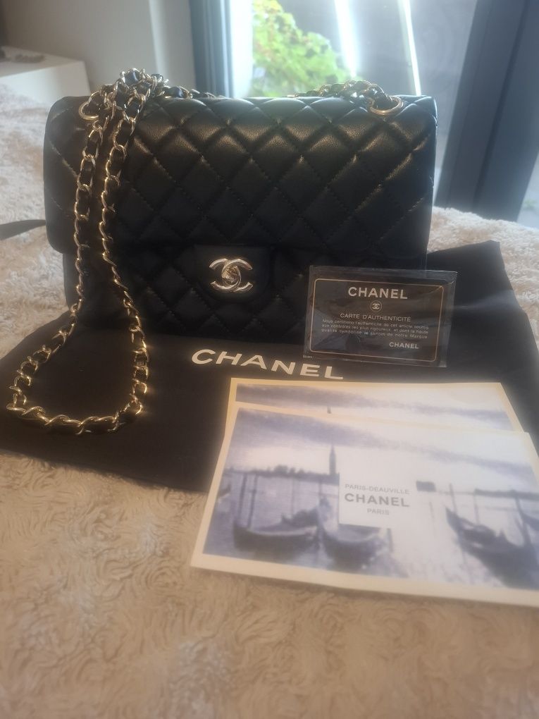 Chanel***torebka double flag bag chanelka
