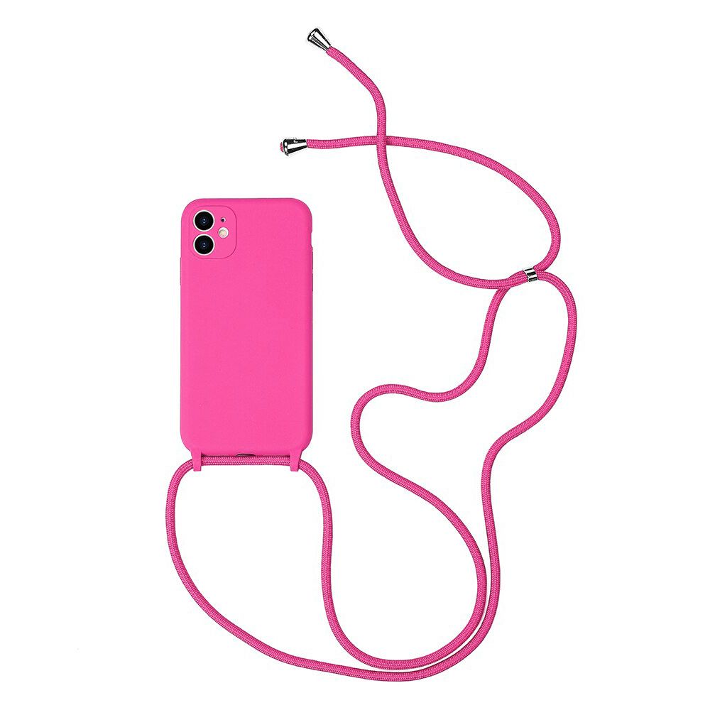 Strap Silicone Case Do Iphone 11 Pro Różowy