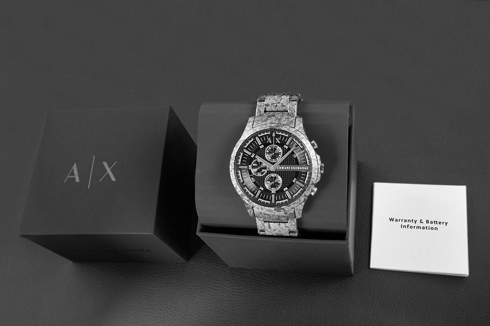zegarek męski armani exchange hampton chronograph ax2462 + box
