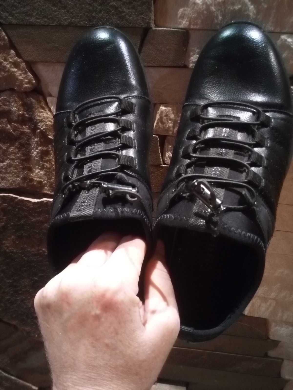 Туфли школьные для мальчика (34 размер, стелька 23 см)