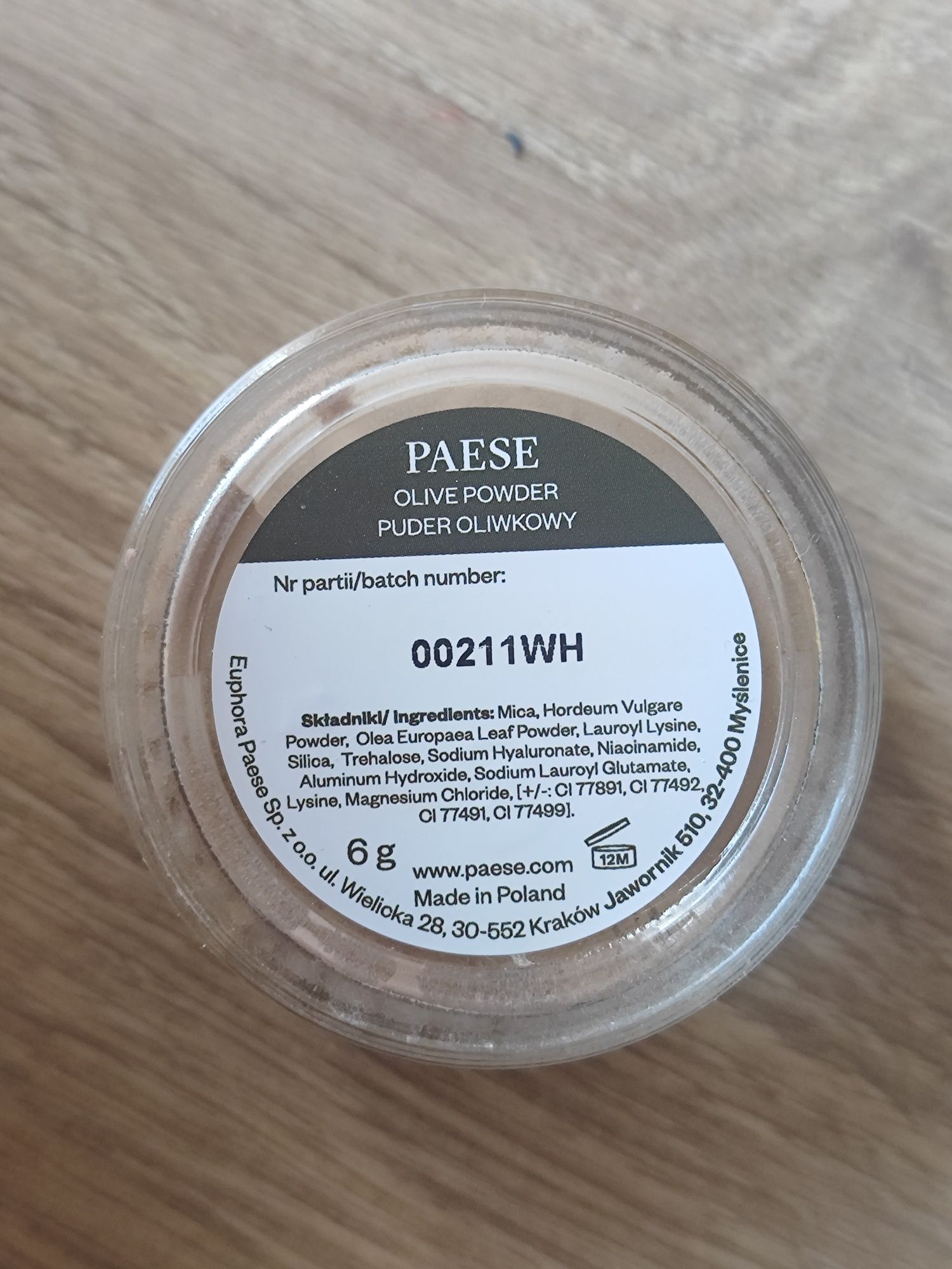 Puder Paese oliwkowy nawilzajacy