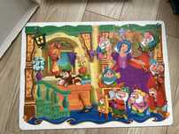 Puzzle efukacyjne Śnieżka i 7 krasnoludków, wymiary na zdjeciach
