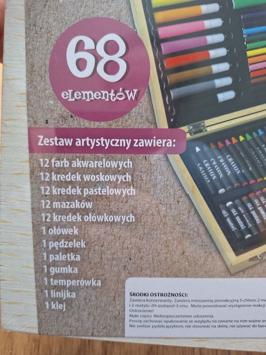 Zestaw artystyczny walizka