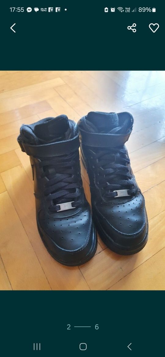Buty chłopięce Nike Air Force I. Stan jak nowe.