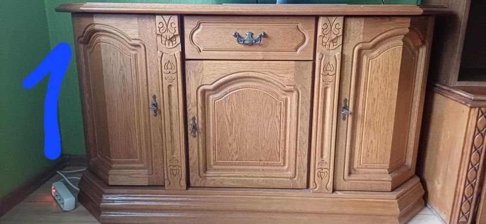 Komoda dębowa z BFM