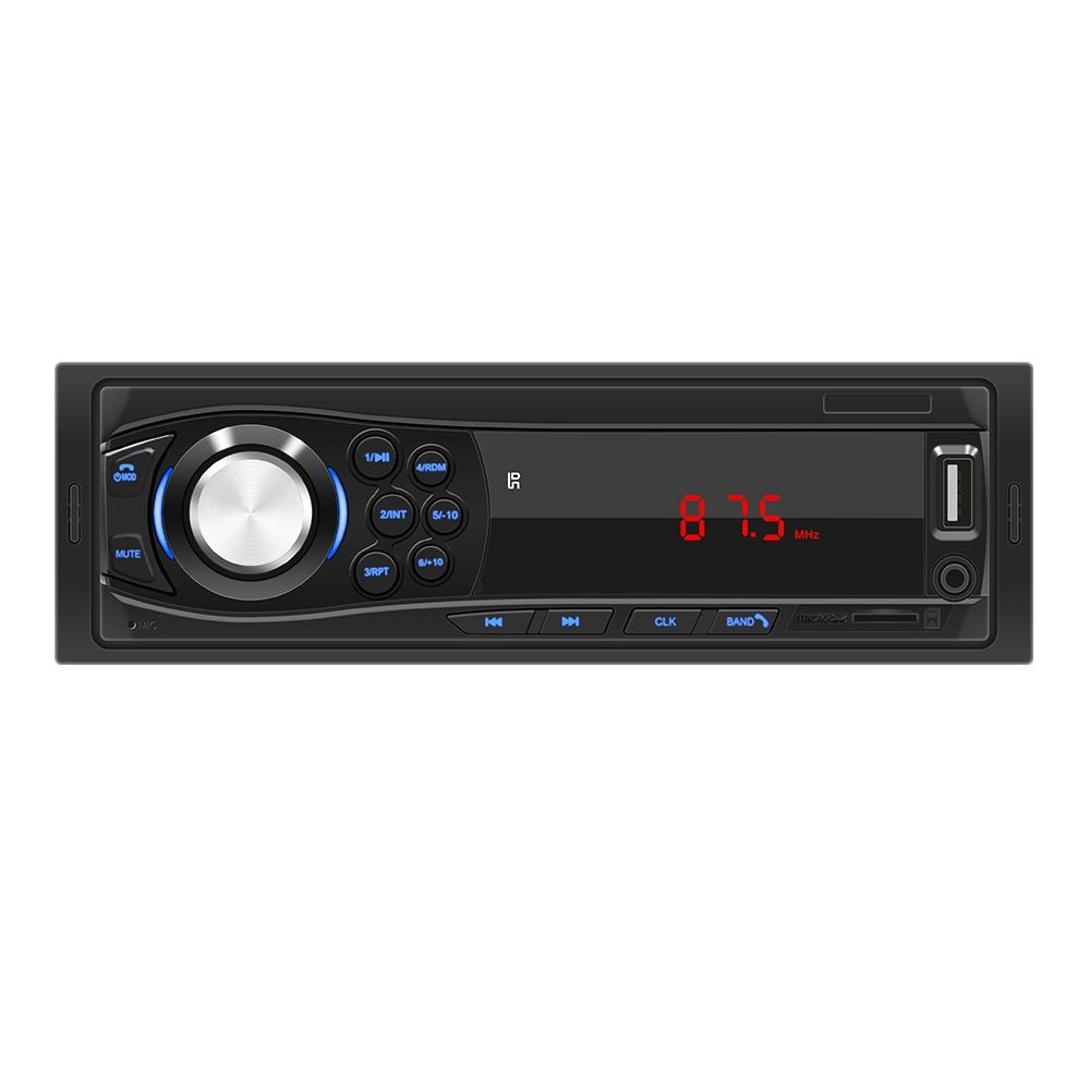Rádio Universal 1din Bluetooth FM USB Cartão memória NOVO