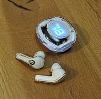Bezprzewodowe słuchawki Bluetooth Led douszne Nowe