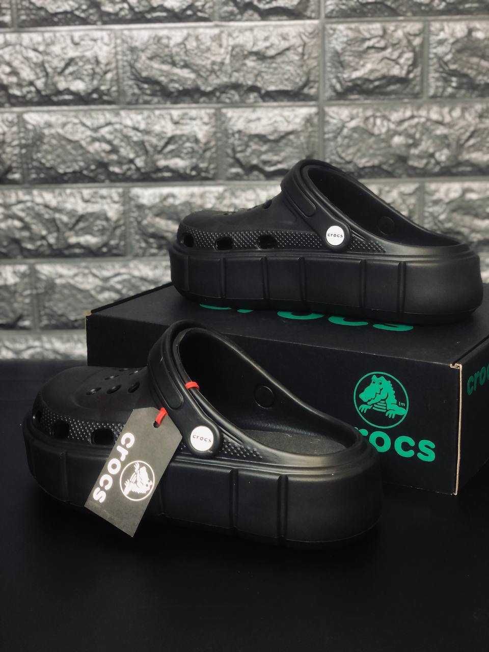 Тапочки Crocs Classic Bae Clog Black жіночі Супер цена! Крокс платформ