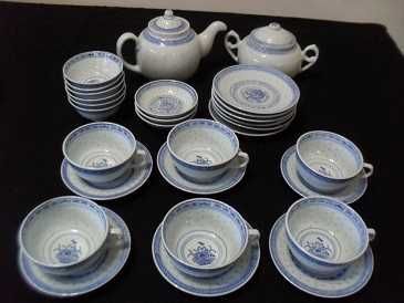 Serviço de chá chinês "Bago de arroz