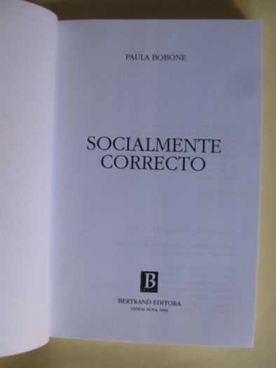 Socialmente Correcto de Paula Bobone