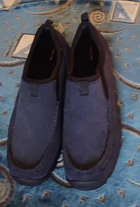 Замшеві мокасини сліпони Lands' End All Weather Slip-On нові 47 розмір