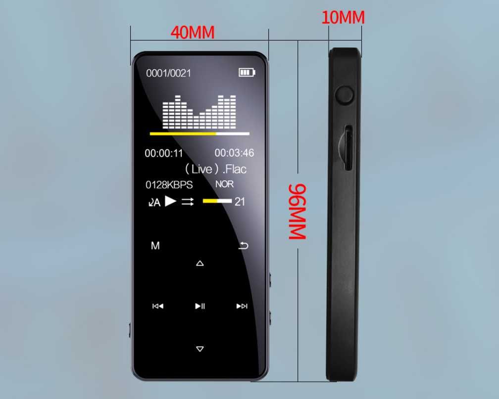 MP3 плеер Mrobo A6 Bluetooth Hi-Fi 4Gb с внешним динамиком Original