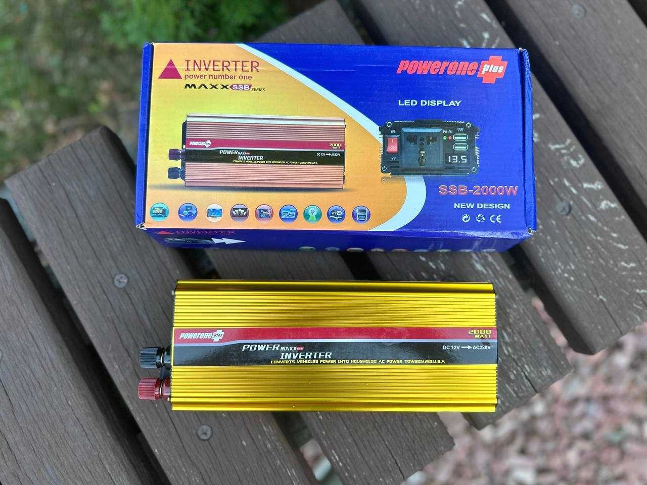 ‼️ Инвертор преобразователь напряжения 12 220v 2000W‼️ Перетворювач