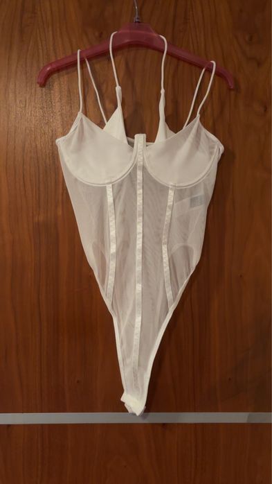 Body białe koronkowe r.M nowe!